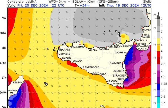 Sicily Weather: Windstorm, intense storms and rain on the way!