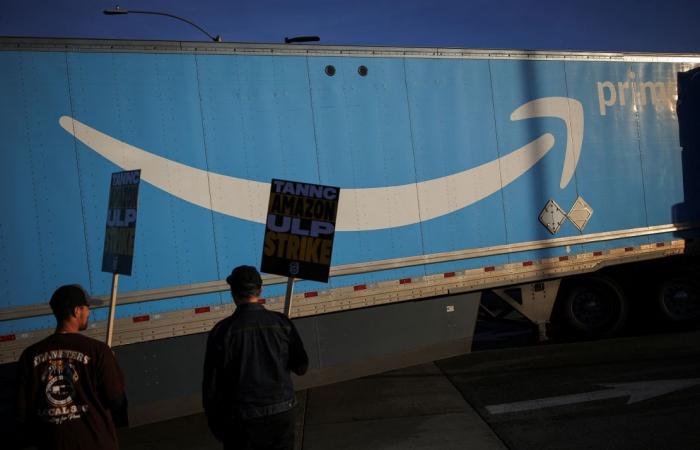 Amazon strike: Thousands of drivers have gone on strike in the thick of the holiday package season