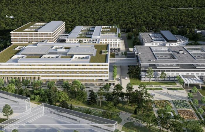 754 million euros, 144,000 m², discover the first images of the new Nancy hospital