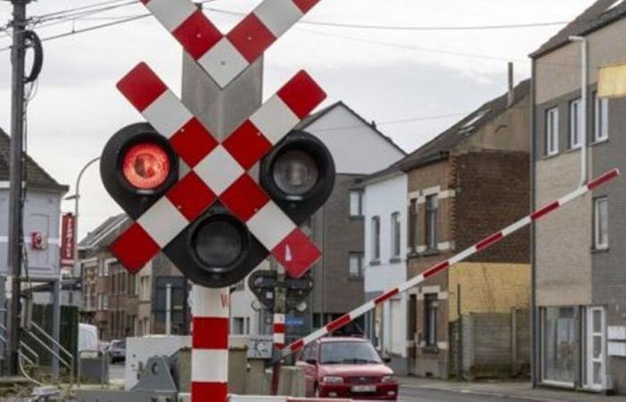 Collision between a car and a train in Wavre: the four passengers fled after the accident