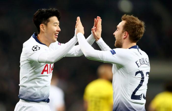 What Heung-min Son and Christian Eriksen were spotted doing at full-time after Totttenham’s win over Man United