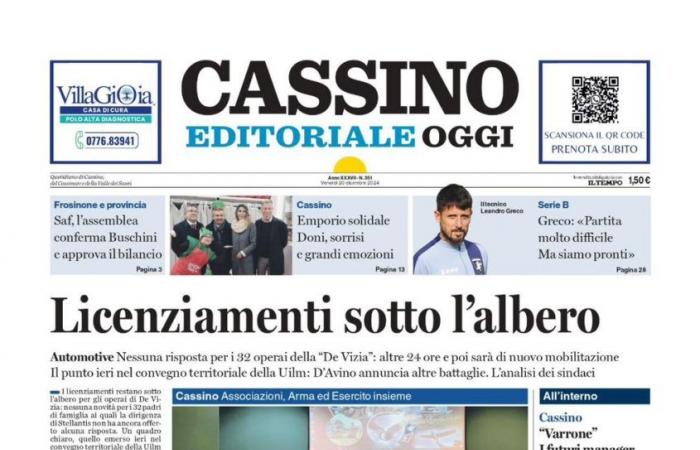 The Front Pages of the newspapers of Friday 20 December 2024 – AlessioPorcu.it