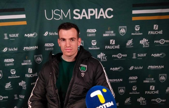 US.Montauban, B.Mouchous: “be consistent throughout” a match