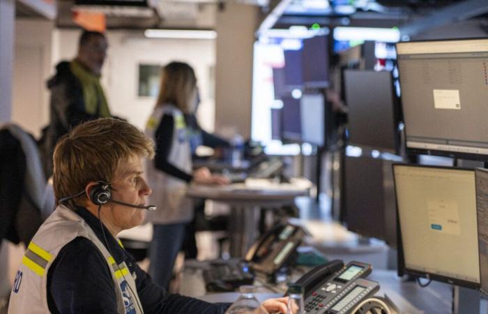 Lille. The Samu du Nord has an ultra-modern control room