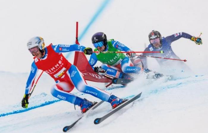 The French team scores a double podium in the Skicross World Cup in Innichen (Italy)