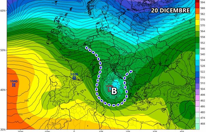 Weather: bad weather until Saturday, then Arctic cold for Christmas