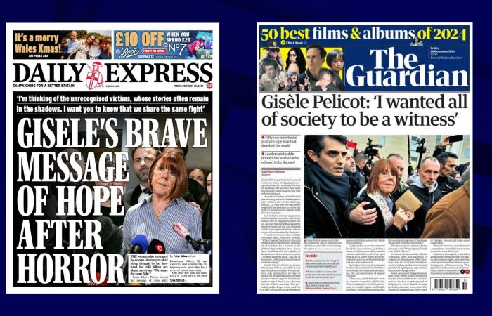 Gisèle Pelicot, “the most courageous woman in the world”, on the front page of the international press