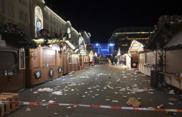 At least two people are dead and sixty injured after a car crashes into a Christmas market in Magdeburg