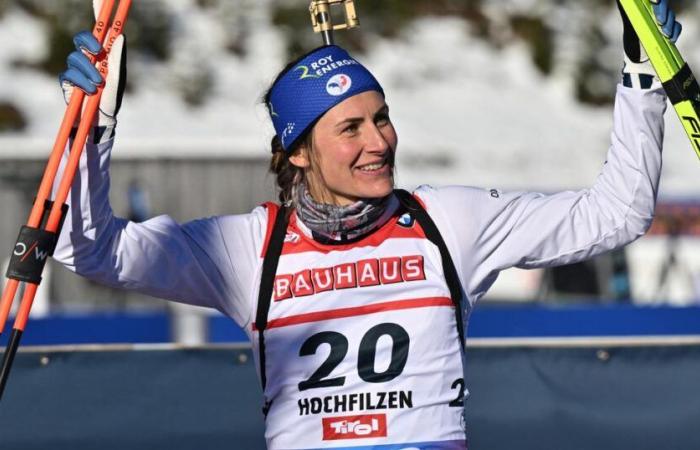 Frenchwoman Justine Braisaz-Bouchet wins the Grand-Bornand sprint