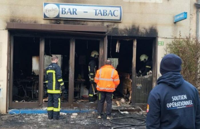 Saint-Seine-l’Abbaye. Chez Fifi bar-restaurant ravaged by fire