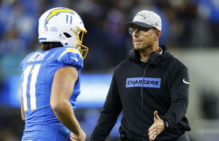 Chargers’ Harbaugh relishes rare fair catch kick after win: ‘My favorite rule’