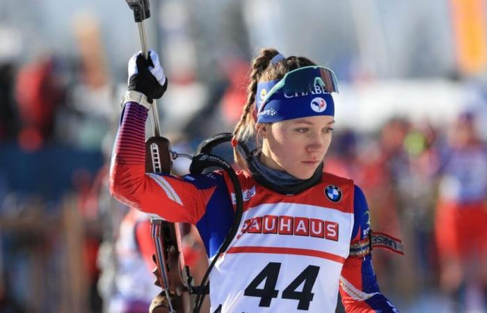 Biathlon World Cup: “you just have to take a step back and breathe” Océane Michelon, the youngest in the competition