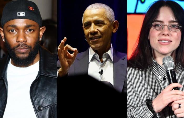 Barack Obama Drops Billie Eilish, Kendrick Lamar in 2024