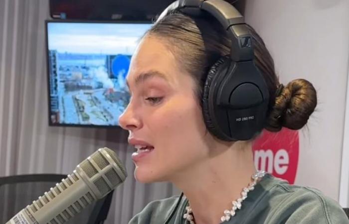 Maripier Morin burst into tears live on the radio on Rythme