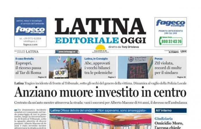 The Front Pages of the newspapers of Friday 20 December 2024 – AlessioPorcu.it