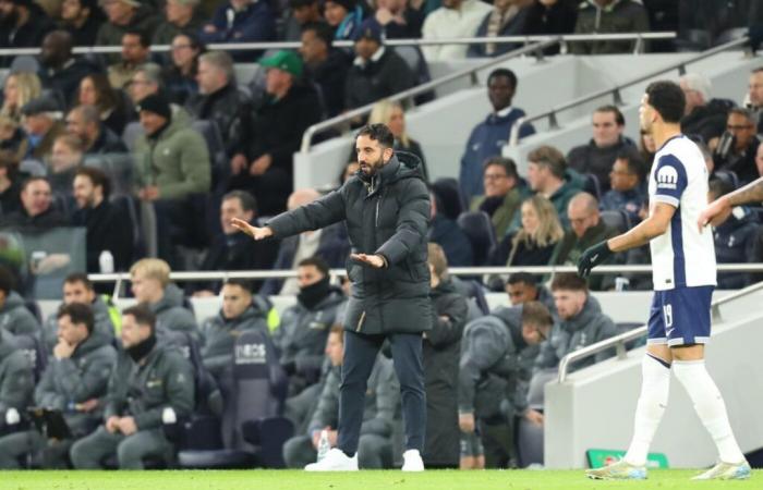 According to Rúben Amorim, Manchester United was better than Tottenham – League Cup – Quarters – Tottenham-Manchester United (4-3)