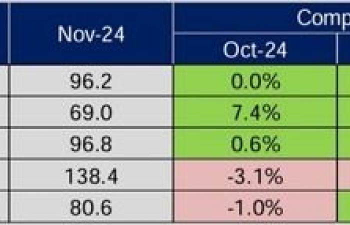 EU apple prices increased by 4.3% year-on-year in November 2024, with regional variations