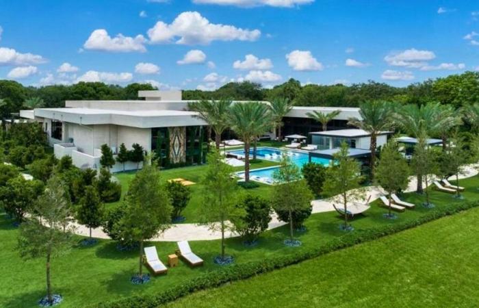 This 49 million villa has a Ferrari in the living room