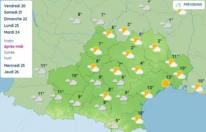 Weather for the weekend and until Christmas: what weather is expected in Occitanie and France