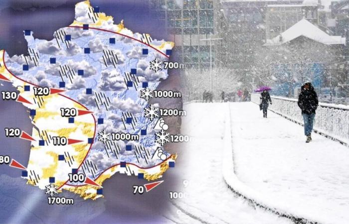 great return of snow in France, the forecast quantities and the regions concerned