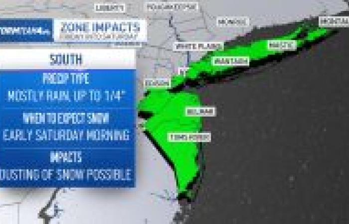 first measurable snow of season possible – NBC New York