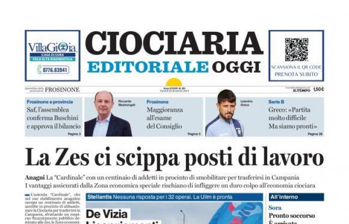 The Front Pages of the newspapers of Friday 20 December 2024 – AlessioPorcu.it