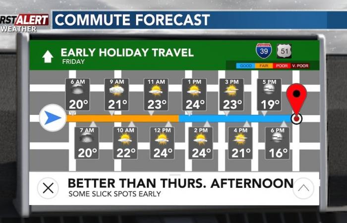 Slick roads, some clearing this afternoon & into the weekend