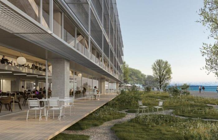 The new building at the University of Neuchâtel is costed at 97 million francs – rts.ch