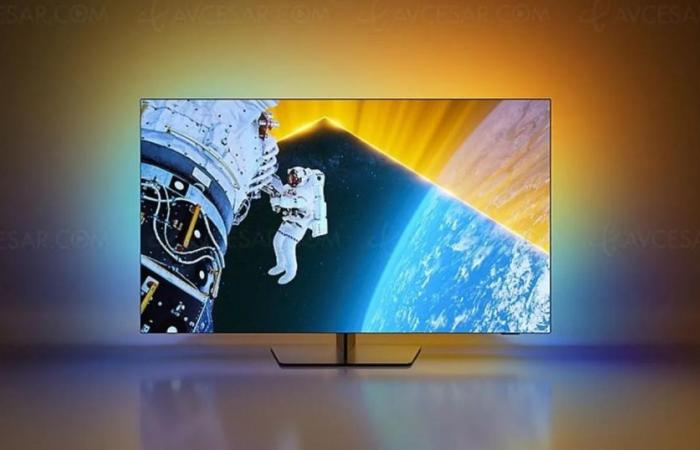 the Ambilight OLED TV is on sale for 999 euros at Boulanger just before Christmas!