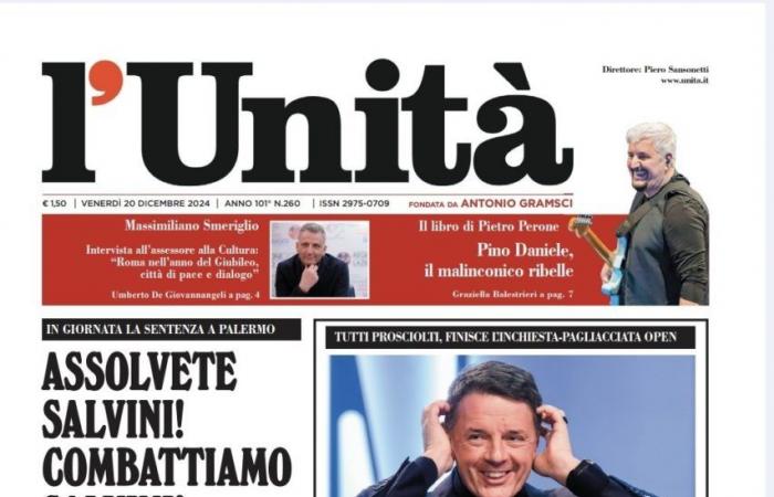 The Front Pages of the newspapers of Friday 20 December 2024 – AlessioPorcu.it