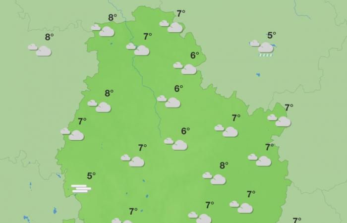 Weather in Côte-d’Or – This weekend with rain and mild temperatures