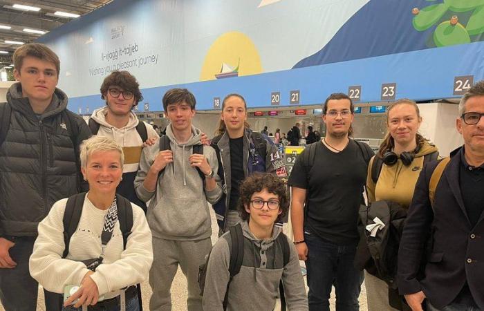 Castres. Professional high school students from Borde Basse on internship in Malta