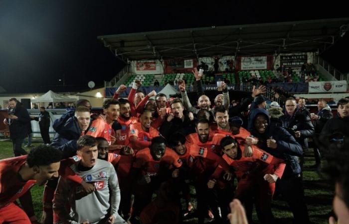 explosion of joy after the historic qualification of Dives-Cabourg