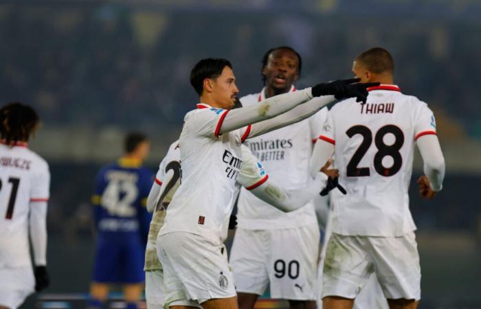 Milan win with difficulty vs Hellas Verona while fans in the stands urge Cardinale to sell the club