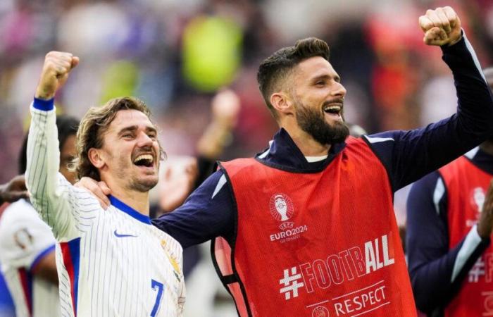 a great tribute to Griezmann and Giroud