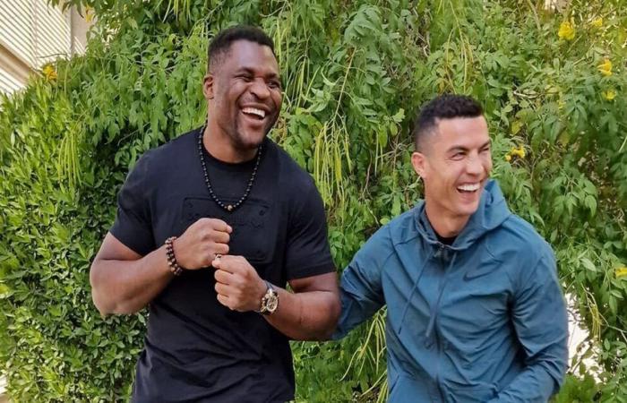 Cristiano Ronaldo's beautiful gesture towards Francis Ngannou (video)