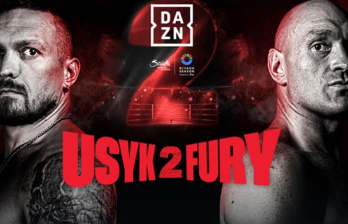 Usyk – Fury 2 broadcast: at what time and on which channel to watch the fight live?