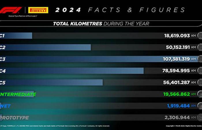 Formula 1 | The Pirellis covered the Earth-Moon distance this year in F1!