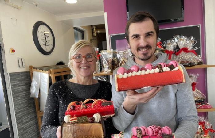 Christmas festivities: traditional logs are making a comeback in the windows of pastries and bakeries in Castelnaudary