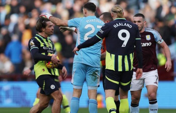 A great save and clash with Grealish and Haaland: the show of Draw Martínez in the victory against Manchester City