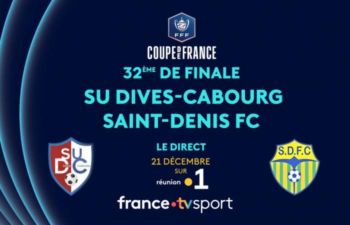 Dives-Cabourg/Saint-Denis FC live on Réunion La 1ère