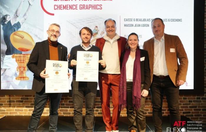 Saica Pack Beaune wins 3 prizes at Flexostars 2024