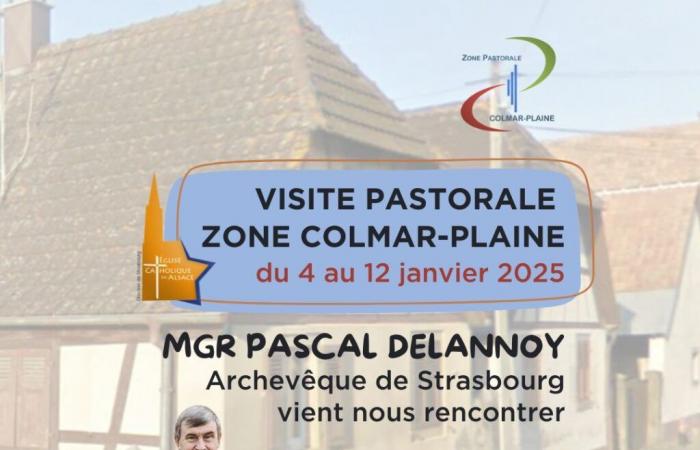 New Year with the Pastoral Visit of Monsignor Delannoy to the Colmar-Plaine Zone