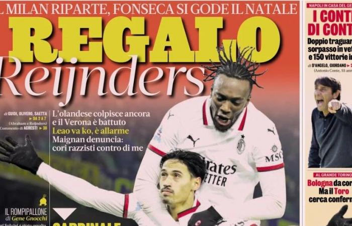 Today’s Papers – Reijnders saves Fonseca, new Juventus, Conte’s targets