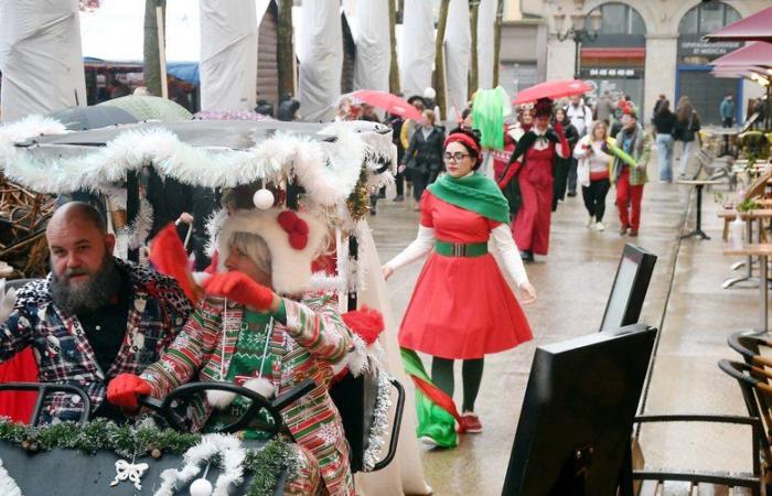 Christmas parade, DJ, ice rink… in the rain the Magic of Christmas tries to punctuate the weekend of Carcassonne residents