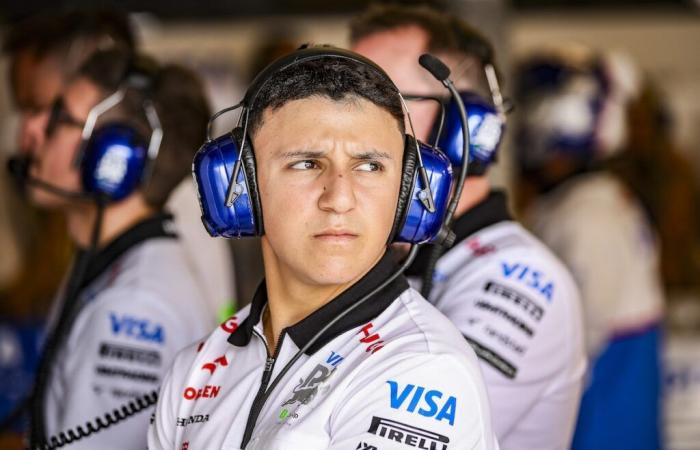 What race number for Isack Hadjar in Formula 1?