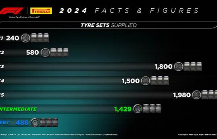 Formula 1 | The Pirellis covered the Earth-Moon distance this year in F1!