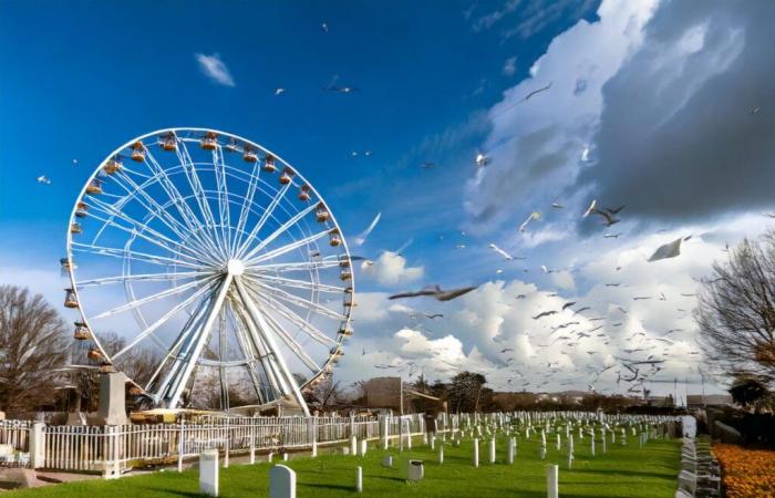 Rennes Orange alert for violent winds. Closure of Christmas markets, funfairs, parks, gardens and cemeteries