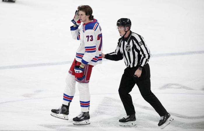 Check against Miro Heiskanen | An in-person hearing for Rangers forward Matt Rempe