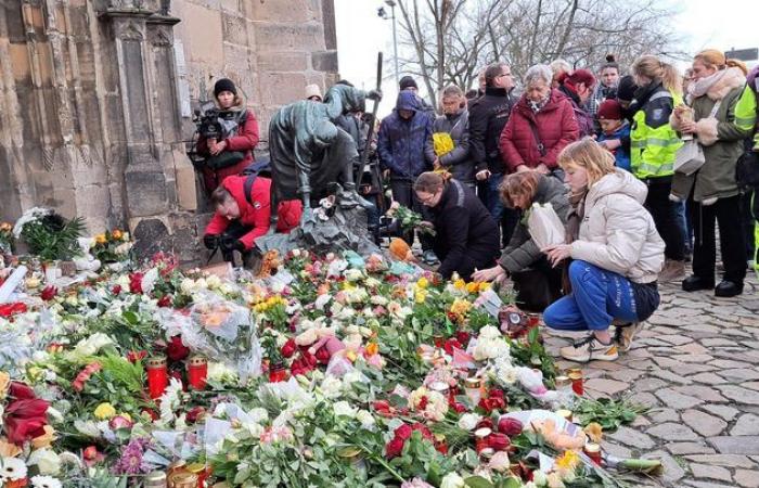 the population of Magdeburg in shock after the attack on the Christmas market